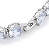 Rack Plating Brass Micro Pave Cubic Zirconia Chain Bracelets BJEW-P341-06B-P-3