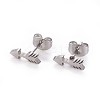 Tarnish Resistant 304 Stainless Steel Stud Earrings X-EJEW-F227-13P-1