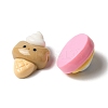 Cartoon Cat Theme Opaque Resin Decoden Cabochons RESI-H161-04-2