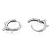 Tarnish Resistant 304 Stainless Steel Hoop Earrings Findings LS-STAS-N092-193-3