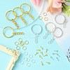 20Pcs 2 Colors Iron Split Key Rings PALLOY-CJ0002-65-5