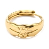 304 Stainless Steel Adjustable Ring for Women RJEW-C016-22G-2