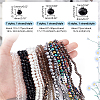 20 Strands 20 Styles Mixed Styles Glass Beads Strands EGLA-GA0001-24-2