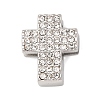 304 Stainless Steel Rhinestone Slide Charms STAS-P421-04D-P-1