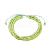 Glass Seed Braided Bead Bracelets BJEW-JB09103-4
