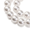 Baking Paint Pearlized Glass Pearl Round Bead Strands PEAR-H019-02D-04-4