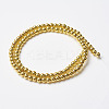 Non-magnetic Synthetic Hematite Bead Strands G-P262-20-4mm-G-2