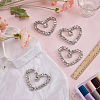 4Pcs Glass Hotfix Rhinestone DIY-FG0007-56B-4
