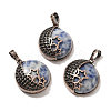 Natural Blue Spot Jasper Pendants G-P560-01R-04-1