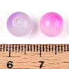 Spray Painting Imitation Jade Glass Beads GLAA-L046-8mm-03B-4