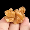 Natural Topaz Jade Carved Squirrel Figurines PW-WGB8890-03-1