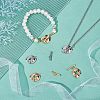 8 Sets 2 Colors Brass Toggle Clasps KK-CA0003-26-5