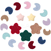 Star/Moon Handmade Wool Felt Ornament DIY-NB0014-71-1