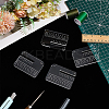 4Pcs Acrylic Rounded Edge Measuring Tools AJEW-CL0002-18-4