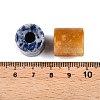 Natural & Synthetic Mixed Stone European Beads G-N344-27B-3