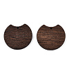 Natural Wenge Wood Pendants WOOD-T023-77-2