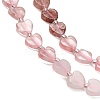 5 Styles Synthetic Cherry Quartz Glass & Natural Strawberry Quartz & Mookaite & Rhodonite & Rose Quartz Beads Strands G-F811-A01-01-4