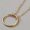 3Pcs 3 Styles Iron Link and Charm Bracelet Sets BJEW-WH0041-09-2