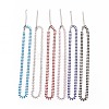 Enamel Wheat Link Chain Necklace NJEW-P220-02P-1