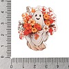 Halloween Theme Opaque Acrylic Pendants SACR-S034-04B-3