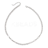5MM 304 Stainless Steel Mixed Link Chain Necklaces NJEW-JN05850-4