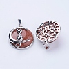 Goldstone Kitten Pendants G-K234-D18-2