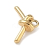 304 Stainless Steel Charms Ion Plating(IP) STAS-P423-08G-2