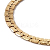 316 Stainless Steel Flat Link Chain Bracelet for Women BJEW-G655-09G-2