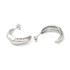 Non-Tarnish 304 Stainless Steel Arch Stud Earrings EJEW-K244-45P-2