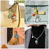 28Pcs 14 Styles Teachers' Day Double-sided Printed Acrylic Pendants OACR-CJ0002-13-7