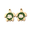 304 Stainless Steel Enamel Charms STAS-U060-02G-04-1