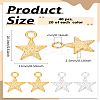 40Pcs 2 Colors Alloy Pendants FIND-LP0005-16-2