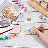 Cat Shape Unfinished Wood Cutouts DIY-WH0671-029A-3