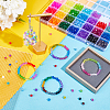 1960Pcs 28 Colors Transparent Acrylic Beads TACR-PH0001-97-4