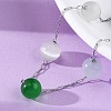 304 Stainless Steel Cable Chain Bracelets BJEW-C094-01P-07-2