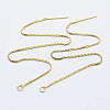 Brass Stud Earring Findings LS-KK-K220-01B-G-1