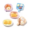 Cute Mini Cartoon Food Series Resin Cabochons CRES-I038-02C-1