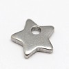 Stainless Steel Star Charms STAS-M037-17-2