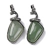 Natural Green Aventurine Pendants G-K338-42AS-04-1