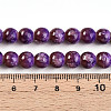 Baking Paint Glass Beads Strands DGLA-N008-8mm-03-5