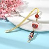 Japanese Style Maneki-neko Bookmark AJEW-JK00260-02-2