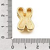 Brass Slide Charms KK-E802-33G-X-3