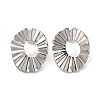 Non-Tarnish 304 Stainless Steel Stud Earring Findings LS-STAS-P328-17P-1
