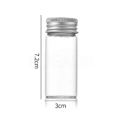 Clear Glass Bottles Bead Containers CON-WH0085-75E-01-1