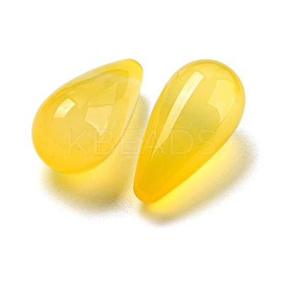 Natural Yellow Onyx Agate Beads G-F741-02B-03-1