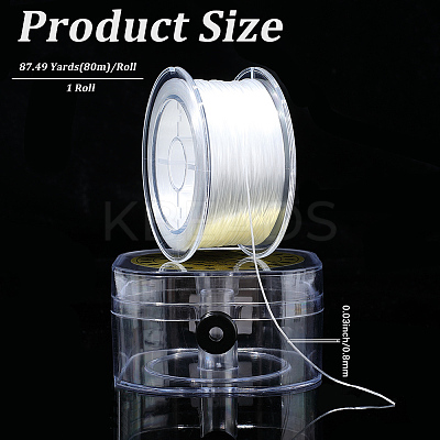 1Roll Crystal Elastic Stretch Thread EW-PA0001-02C-1