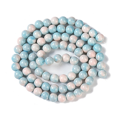 Baking Paint Glass Bead Strands GLAA-H031-01C-10-1