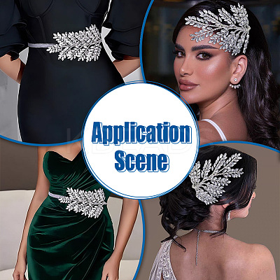 1Bag Zinc Alloy & Rhinestone Hair Bobby Pins Sets AJEW-FG0005-21-1