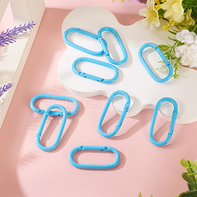 10Pcs Alloy Spring Gate Rings FIND-TA0009-25A-1