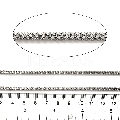 304 Stainless Steel Curb Chains CHS-C013-01A-P-1